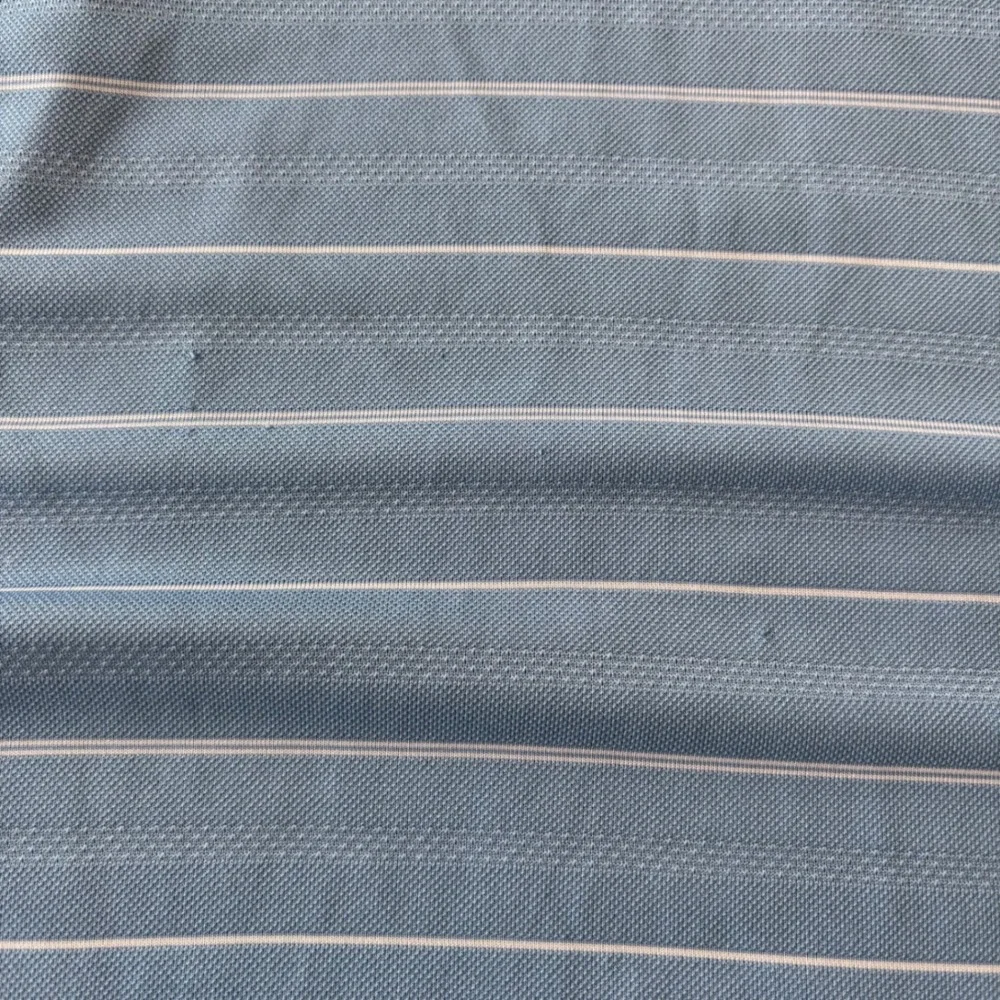 Nike Golf Mens XXL Dri-FIT Striped Polo‎ Shirt Blue White Short Sleeve RN56323